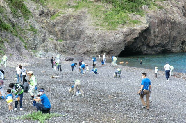 海岸清掃ボランティア参加しました！